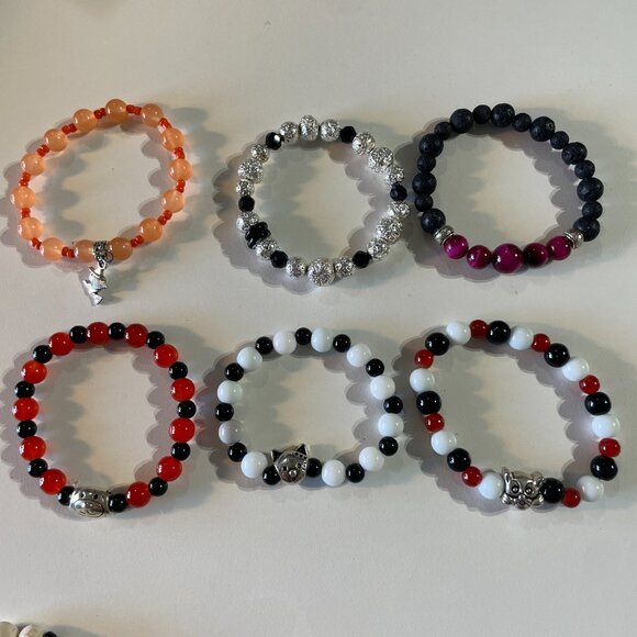 Goth Halloween Bracelets (small/kids) - Picture 2 of 4